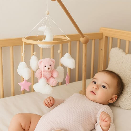 Mobile de lit bébé | Étoilé