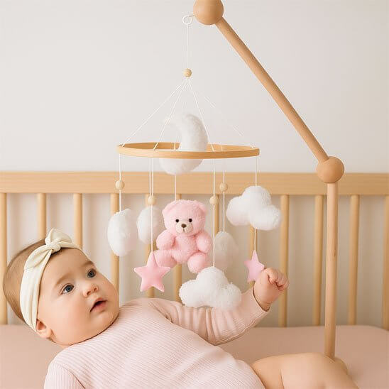 Mobile de lit bébé | Étoilé
