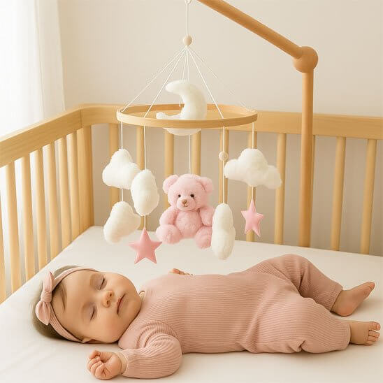 Mobile de lit bébé | Étoilé